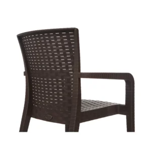 mobiliario-contract-sillon jazmin apilable polipropileno marron chocolate 2